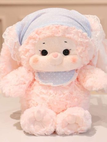 Cute Orange Cat Sheep Rabbit Plush Doll | Soft Stuffed Animal Pillow, Fluffy Plush Toy Birthday Gift for Girls