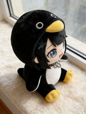Gaga Penguin Administrator Plush Toy Soft Stuffed Doll Gift