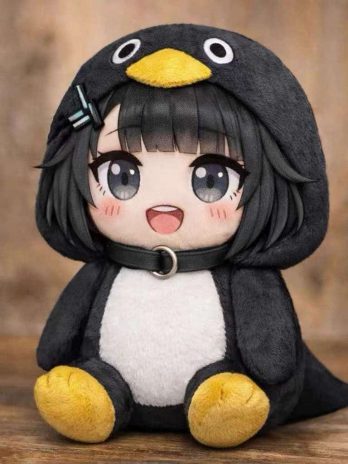 Gaga Penguin Administrator Plush Toy Soft Stuffed Doll Gift